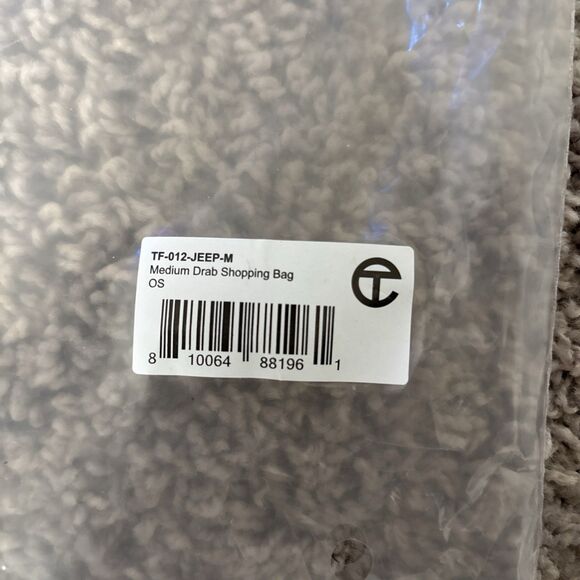 Telfar size Medium Drab Green Olive Shopping Tote Bag New Authentic Dustbag - Picture 4 of 5